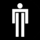 Takahashi page 87, Pictogram No 26: Toilet for Men. Skandia 1998. Design: Gabor Palotai