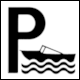 Modley & Myers page 113, Swedish Standard Recreation Symbols (SSRS): Pictogram Guest Harbor, Boat Parking