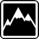 Pictogram AT-SN 01: Snow-capped (Nevado) from Peru