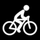 Tourismusverband Naturparkregion Reutte, Pictogram: Mountainbike Route (Mountainbike-Route)