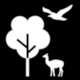 Pictogram AT-SN 12 Protected Natural Area (rea Natural Protegida) from 