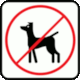 Pictogram PP011: No Animals (No Animales) from Bolivia