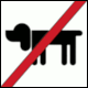 Wiener Linien: Pictogram No Animals