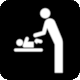 Pictogram Babycare (Espace bb) from Aroports de Paris: PARIS-Charles de Gaulle Airport (Terminal 1)