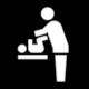Pictogram Babies' Changing Room (Wickelraum, Deutsches Museum)