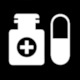 Takahashi page 118, Hospital Signage Pictogram No 4: Pharmacy. Design Firm: Nikken Space Design (1996)