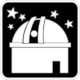 Pictogram Pict-57: Astronomical Observatory (Observatoire astronomique) from Qubec