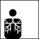 Otl Aicher Pictogram No 475: Pulmonary Diseases