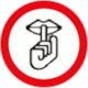 Pictogram No 16: Keep Quiet (China Railway Rolling Stock Corporation)