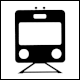 Athens International Airport Pictogram: To Trains