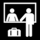 Pictogram HOS011: Reception (Recepcin) from Bolivia