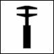 Traffic Sign Symbol No 10414: Car Repair Workshop (Delavnica za popravilo vozil, Slovenia 2015)