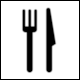Map Symbol: Meals & Snacks from Mount Buller Piste Map North (Australia, 2019)