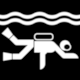 Pictogram No 120: Scuba Diving (Buceo). Argentina Sealtica Turstica Nacional 2006, by Cnovas Eduardo