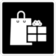 Pictogram SIS-102: Shopping Area (Zona comercial) from Mexico City