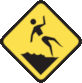 Safety Sign Pictogram WS, 11: Slippery Area (Australia)