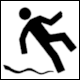 Pictogram Slippery, Danger of Falling from Brady, 1978