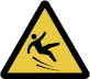 Eco-Mo Foundation 2001, Pictogram: Caution, Slippery Surface