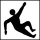 Pictogram Slippery from the U.S. Department of Commerce