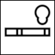 SBB digital applications, Icon: Cigarette (Small, 24 x 24)
