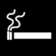 Pictogram No IS,10: Smoking Permitted (Australia, National Aquatic and Recreational Signage Style Manual)