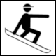 Austrian Standards Testdesign: Pictogram Snowboarding