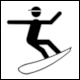 Austrian Standards Testdesign: Pictogram Snowboarding