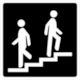 Pictogram SIS-43a: Conventional Stairs (Escaleras convencionales) from Mexico City