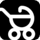 Pictogram Baby Carriage from Argentina