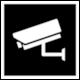 Deutsche Bahn InfraGO (2025), Pictogram No 02_030: Camera-monitored (Kamera�berwacht)