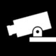 Pictogram Object Under Surveillance (obiekt monitorowany; from alleBHP.pl)