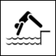 Pictogram No 61 Swimming Pool (Piscina) from Aragn