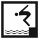 French Traffic Sign ID20c: Swimming Pool (Piscine ou centre aquatique)