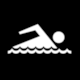 Pictogram No IS,31 Swimming Permitted (Australia, National Aquatic and Recreational Signage Style Manual)