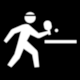 City of New York, Brooklyn Bridge Park: Pictogram Ping Pong
