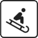 Crans Montana Piste Map: Pictogram Sledge Run (Piste de luge, Schlittenbahn, Pista de slittino)
