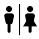 Map Symbol: Public Toilets from Mount Buller Piste Map North (Australia, 2019)