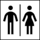 Pictogramas Universales de Madrid, Pictogram WC (Servicios) designed by Avanti, Barcelona