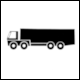 Pictogram No I-6 Articulate Truck (Autoarticolato) from Italy 1977