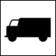 Symbol for Road Sign 7a: No Lorries (Symbol zu  Fahrverbot fr Lastkraftfahrzeuge); Austria