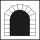 Pictogram of Road Sign: Tunnel (Hungary)
