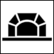 Pictogram of Road Sign No E26: Tunnel (Sweden)