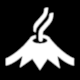 Traffic Sign Symbol IT-78 Volcano (Volc�n) from Chile