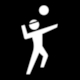 City of New York, Brooklyn Bridge Park: Pictogram Volleyball