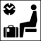 British Rail Pictogram Waiting Room (1975)