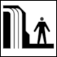 Traffic Sign Symbol No 10208: Waterfall (Slovenia)