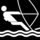 Pictogram No 138: Windsurfing (Windsurf). Argentina Sealtica Turstica Nacional 2006, by Cnovas Eduardo