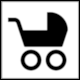 Tern Pictogram TS0688 Pram or Babybuggy