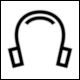 Icon Headphones (Kopfh�rer) from Handbuch wien.gv.at (Vienna)
